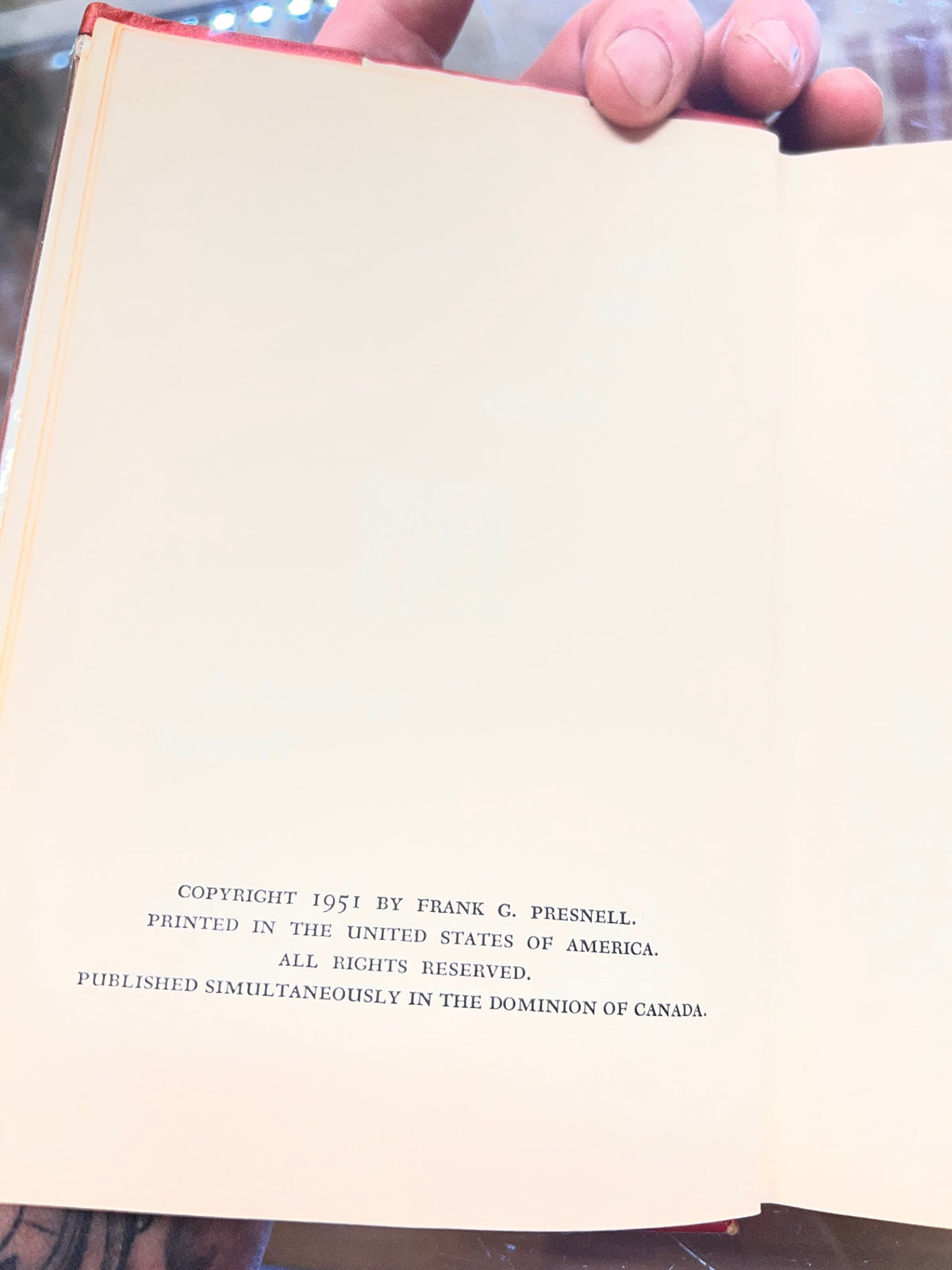 Too Hot to Handle by Frank G. Presnell — 1951 First Edition Hardcover with Original Dust Jacket