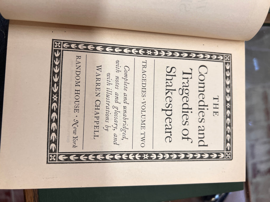 Two Volumes Comedies of Shakespeare 1944