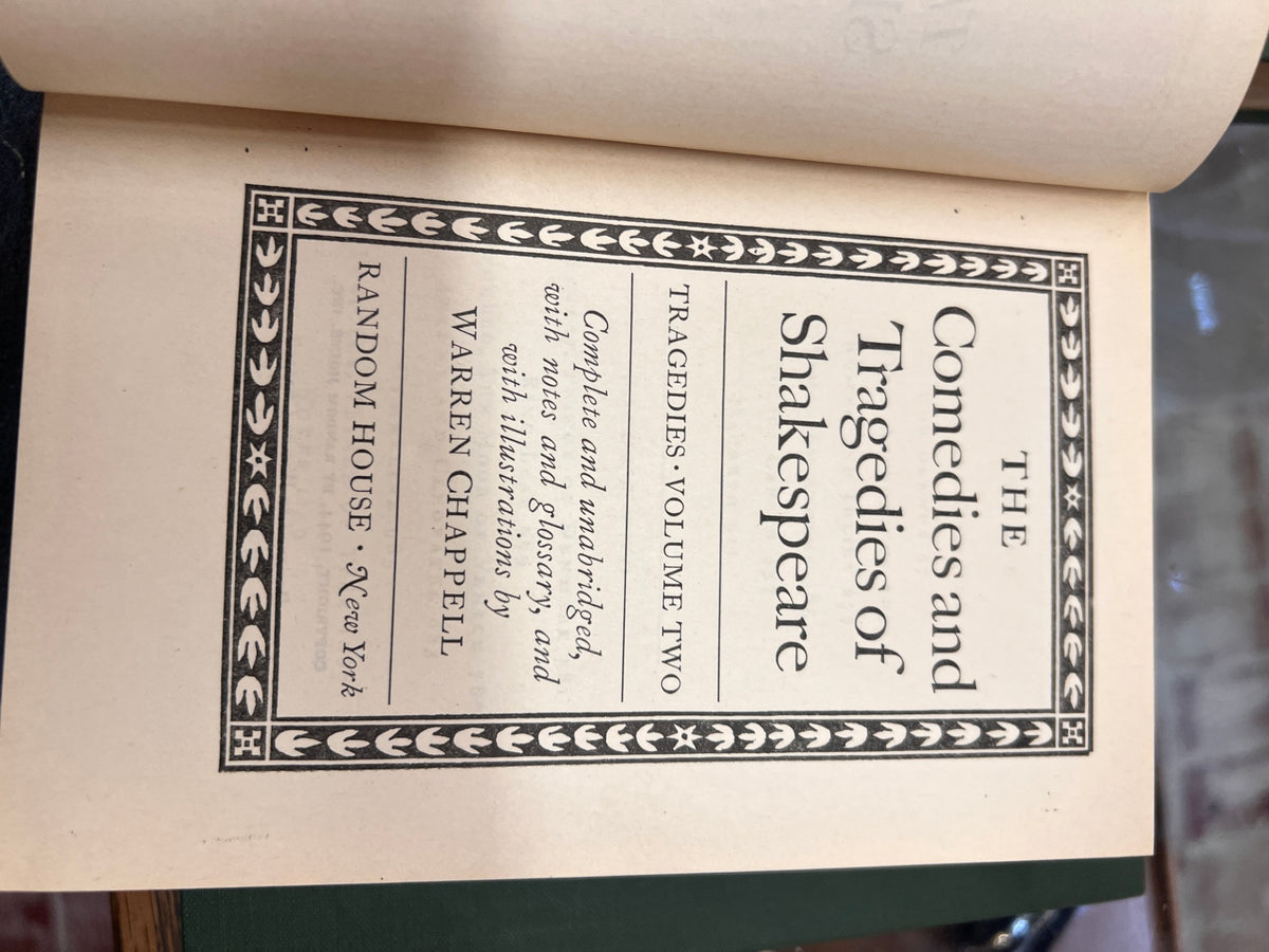 Two Volumes Comedies of Shakespeare 1944