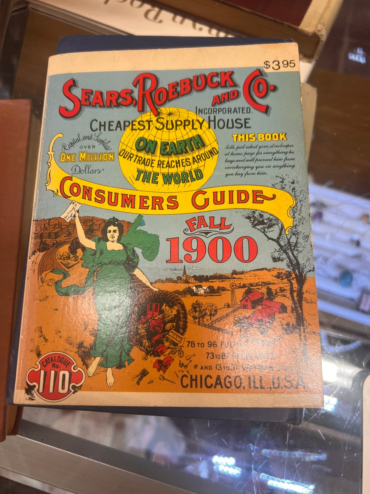 Vintage Sears Roebuck and Co. Fall 1900 Catalogue PB 1970 printing DBI Book