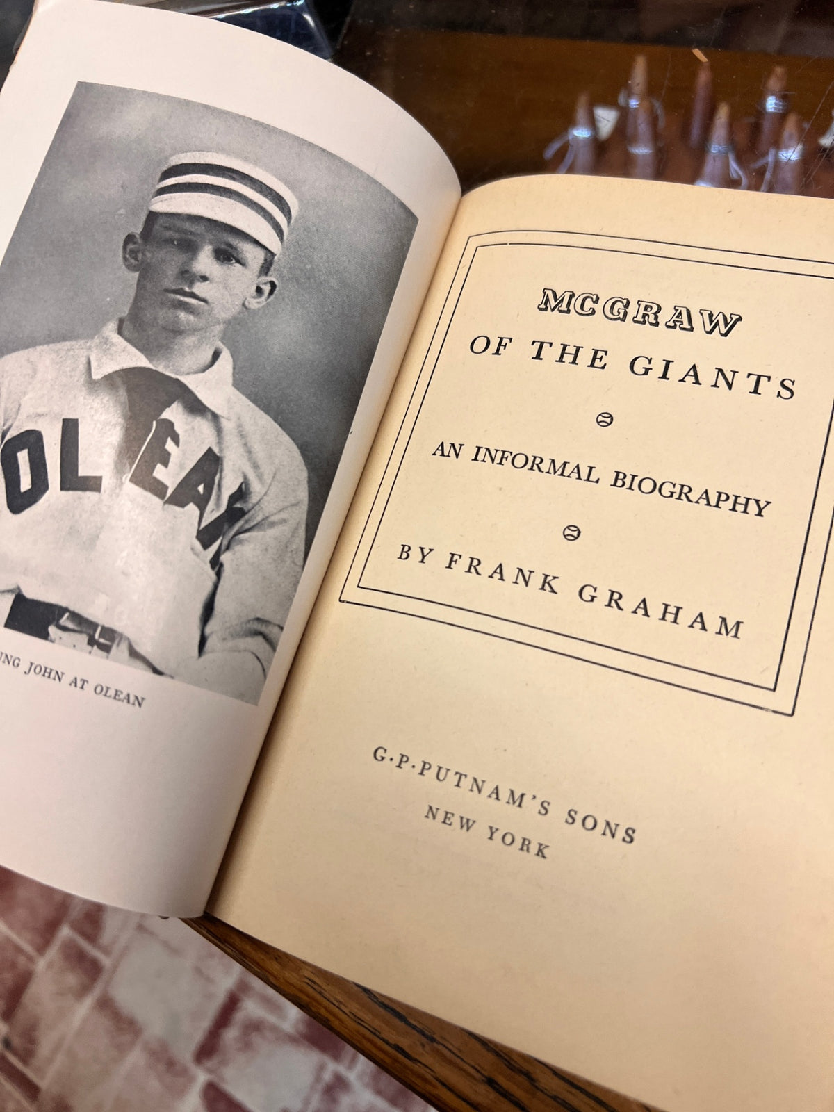 1944 McGraw of the Giants: An Informal Biography by Frank Graham – Eighth Impression – G.P. Putnam’s Sons