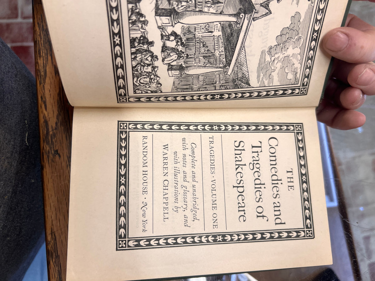 Two Volumes Comedies of Shakespeare 1944