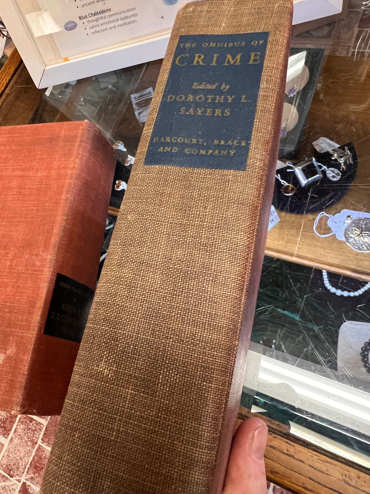 1929 The Omnibus of Crime Edited by Dorothy L. Sayers – Harcourt, Brace & Co. – Early Detective & Horror Anthology