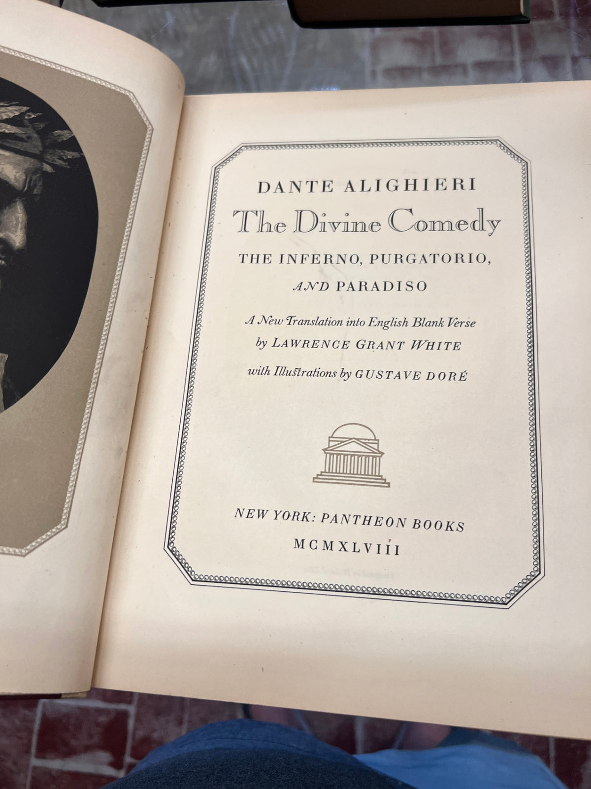 The Divine Comedy by Dante Alighieri Pantheon Books