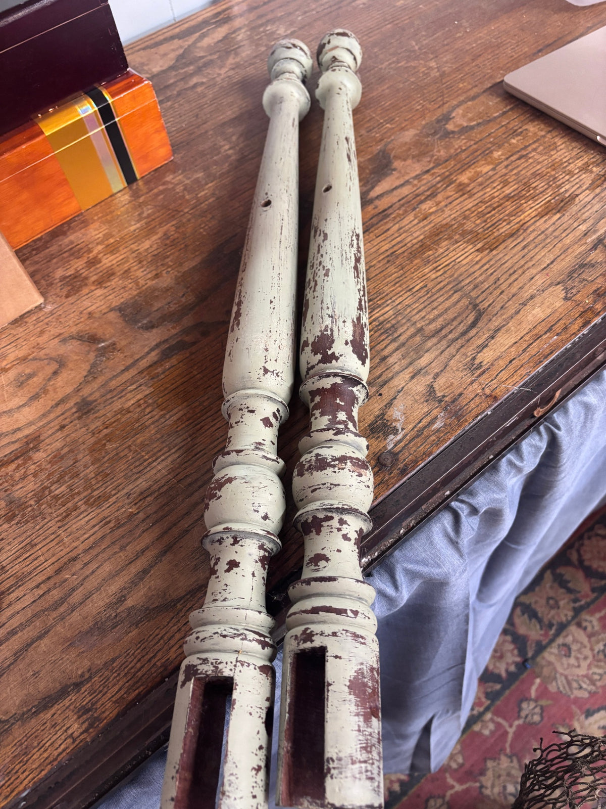 Pair of Dresser Mirror Supports