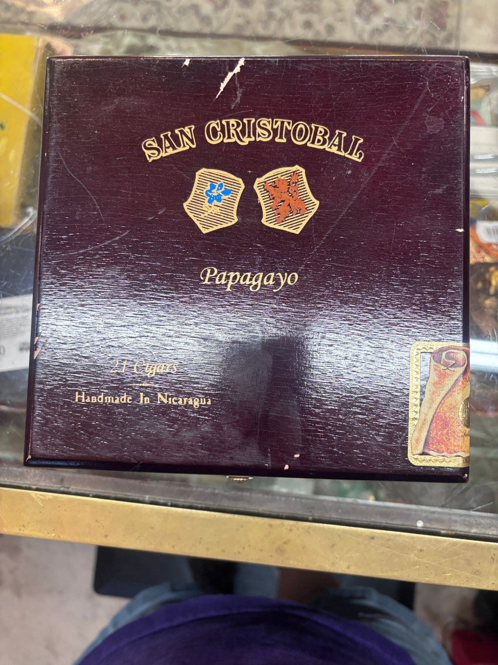 San Cristobal Papagayo cigar Box