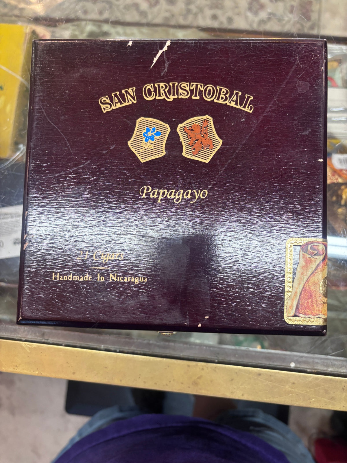 San Cristobal Papagayo cigar Box