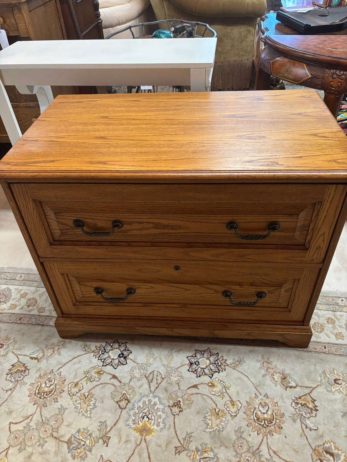 Winners Only Heritage Oak 2-Drawer Lateral File Cabinet