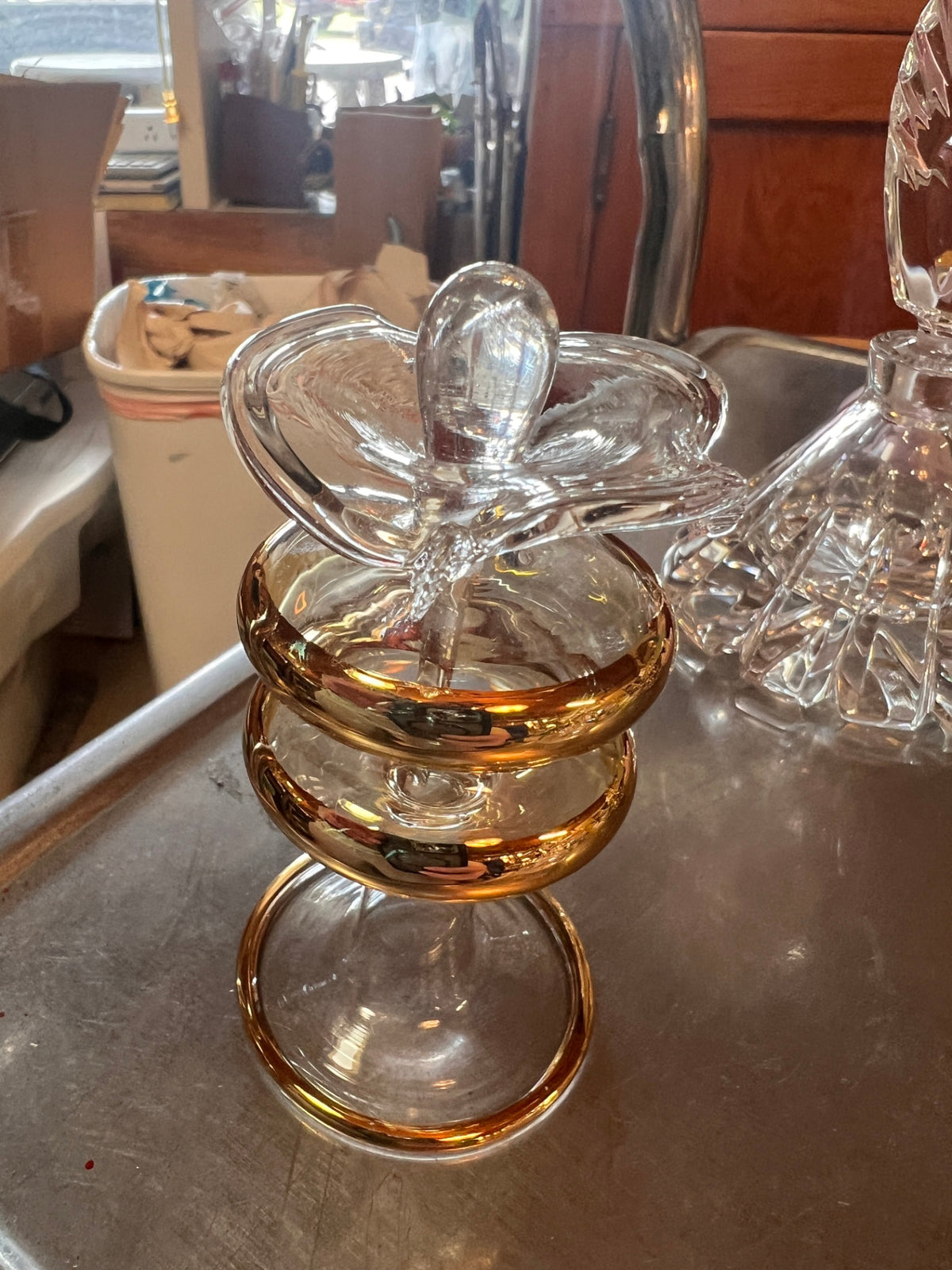 Perfume Bottles Assorted Hand Blown Glass Etc