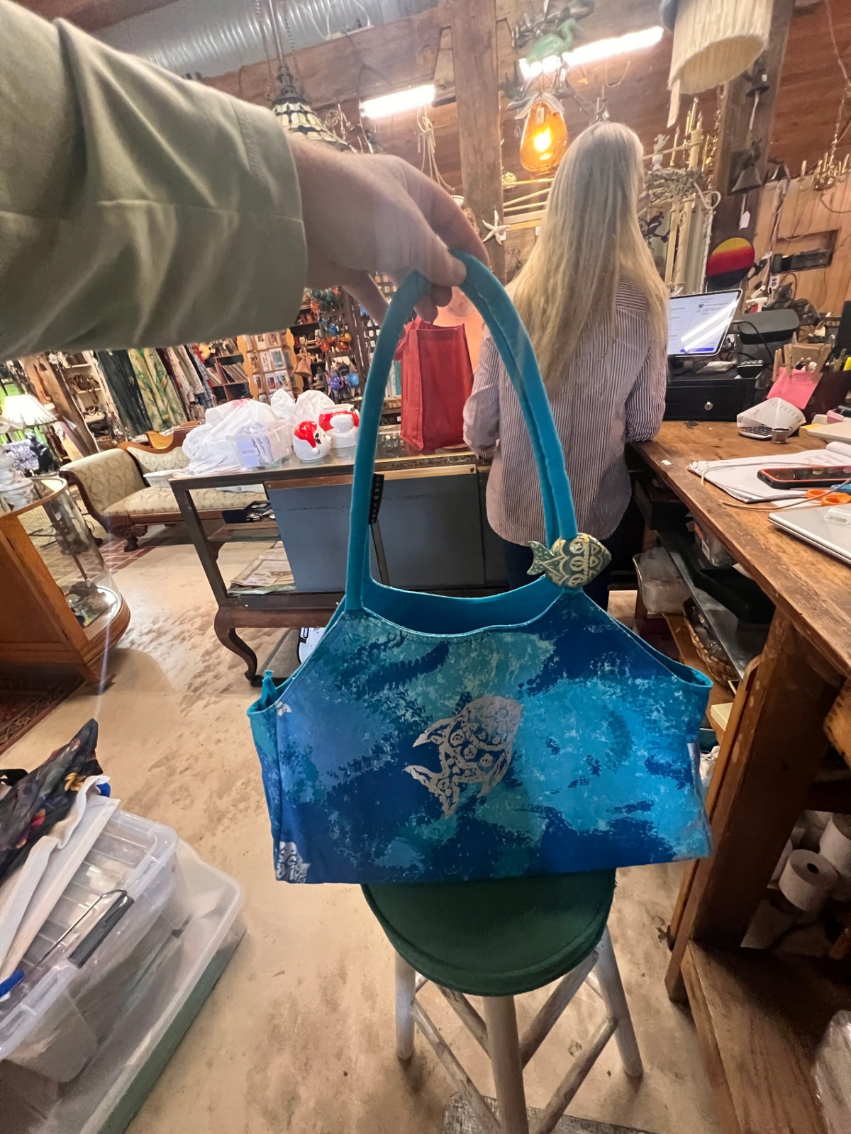 Sun and Sand Turtle Bag Beach Tote