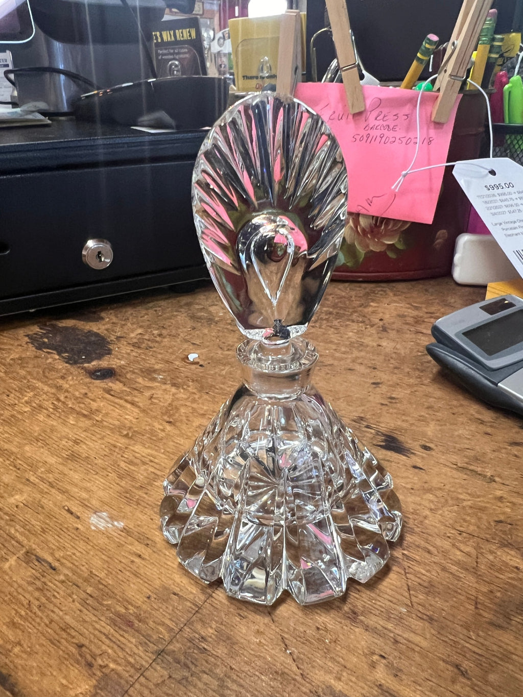 Perfume Bottles Assorted Hand Blown Glass Etc