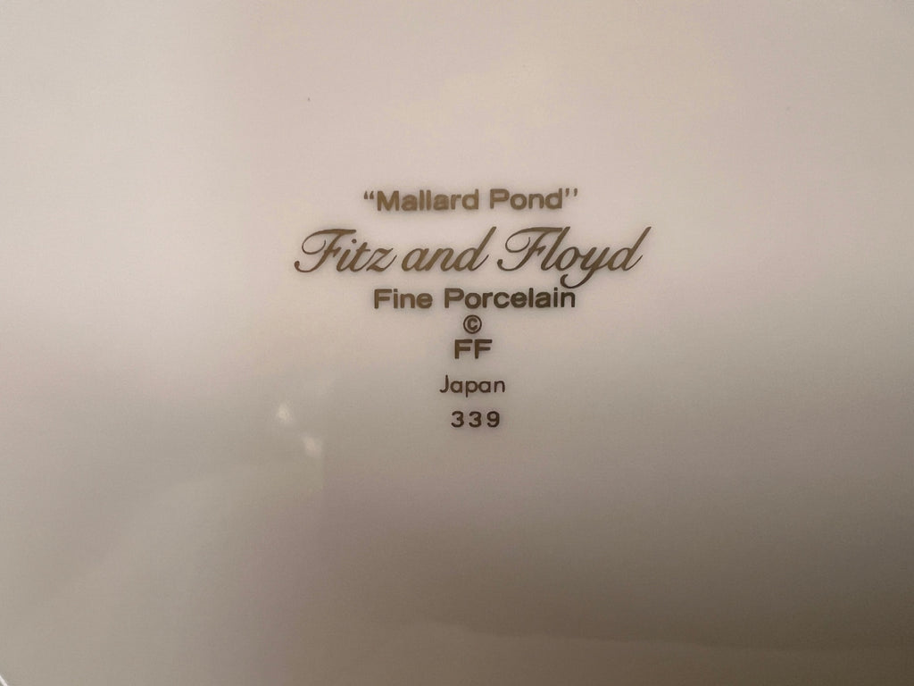Fitz and Floyd Mallard Plate 