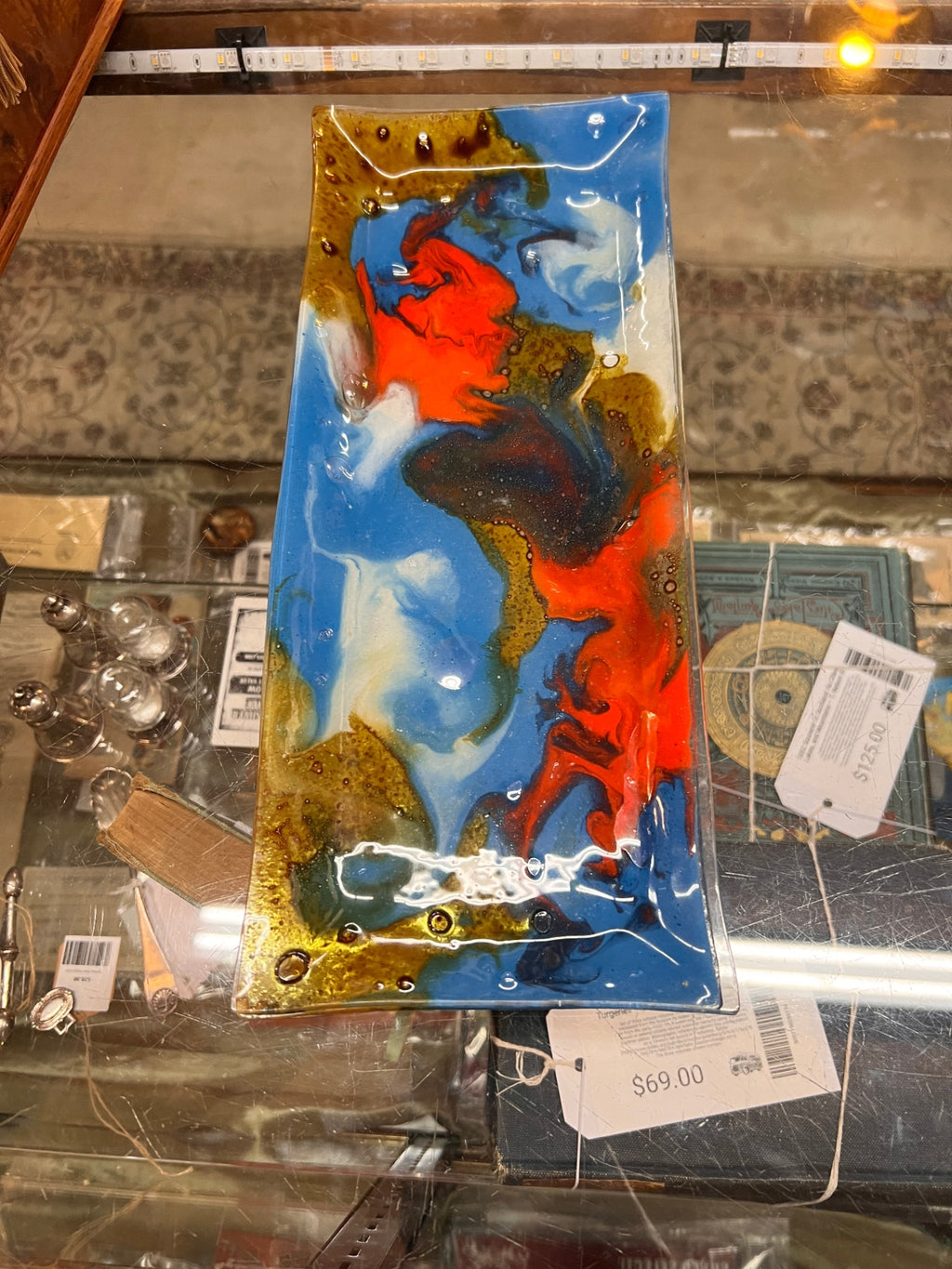 Fluid Art Piece 14" x 5 3/4"