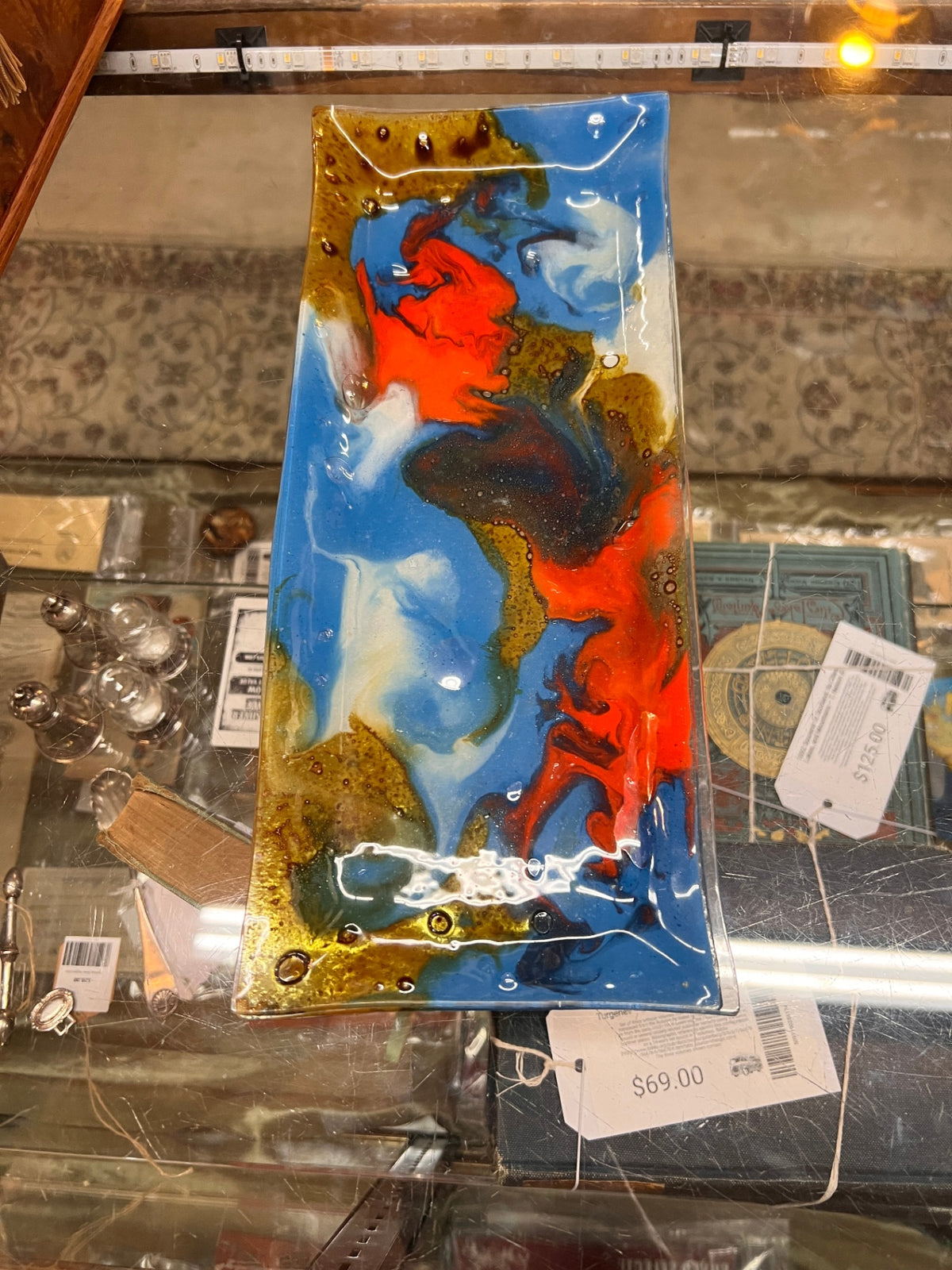 Fluid Art Piece 14" x 5 3/4"
