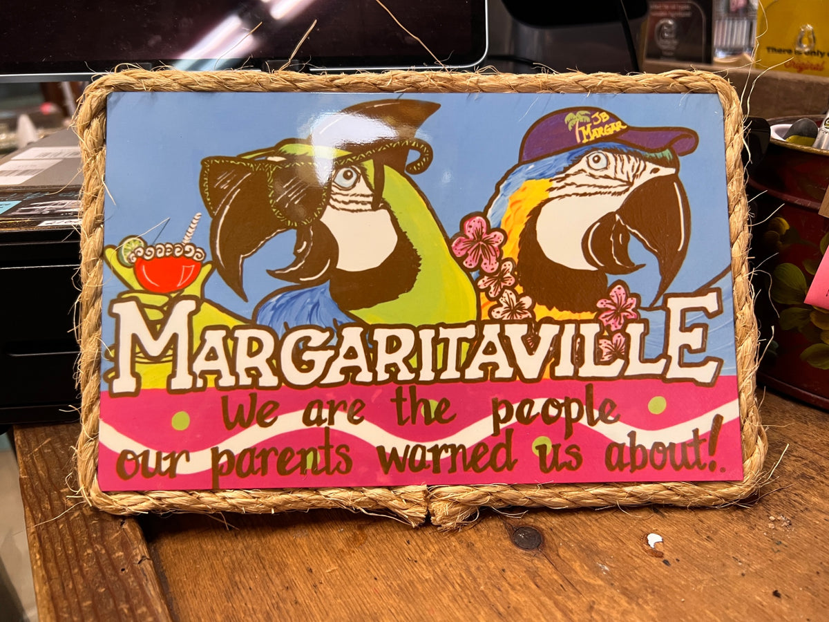 Margaritaville Tiki Bar Sign