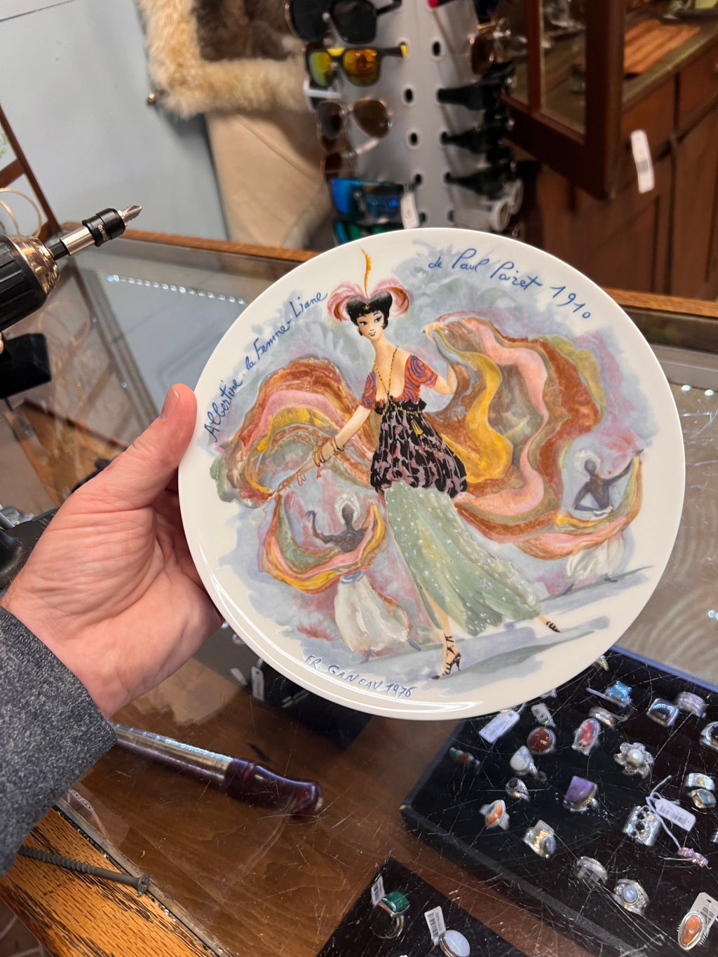 Vintage D'Arceau Limoges France “Les Femmes du Siècle” Porcelain Collector Plates – François Ganeau – Parisian Fashion Through the Ages – Set of 5