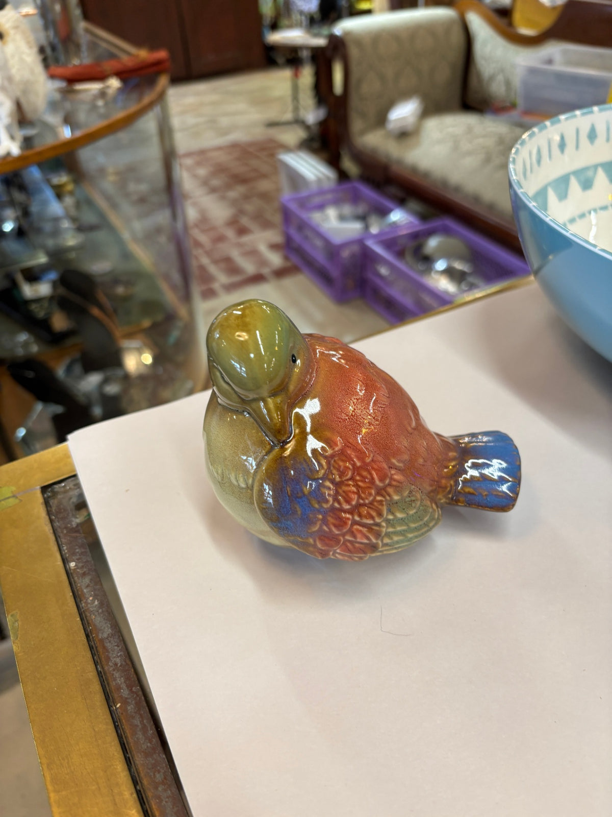 Colorful Ceramic Bird