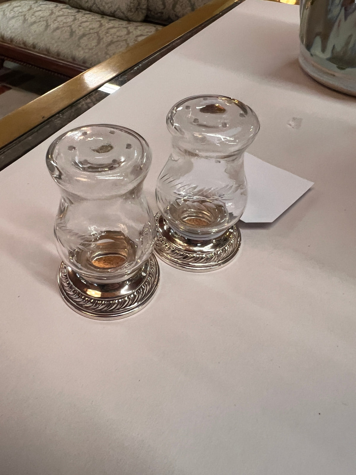 Sterling Salt and Pepper Shakers