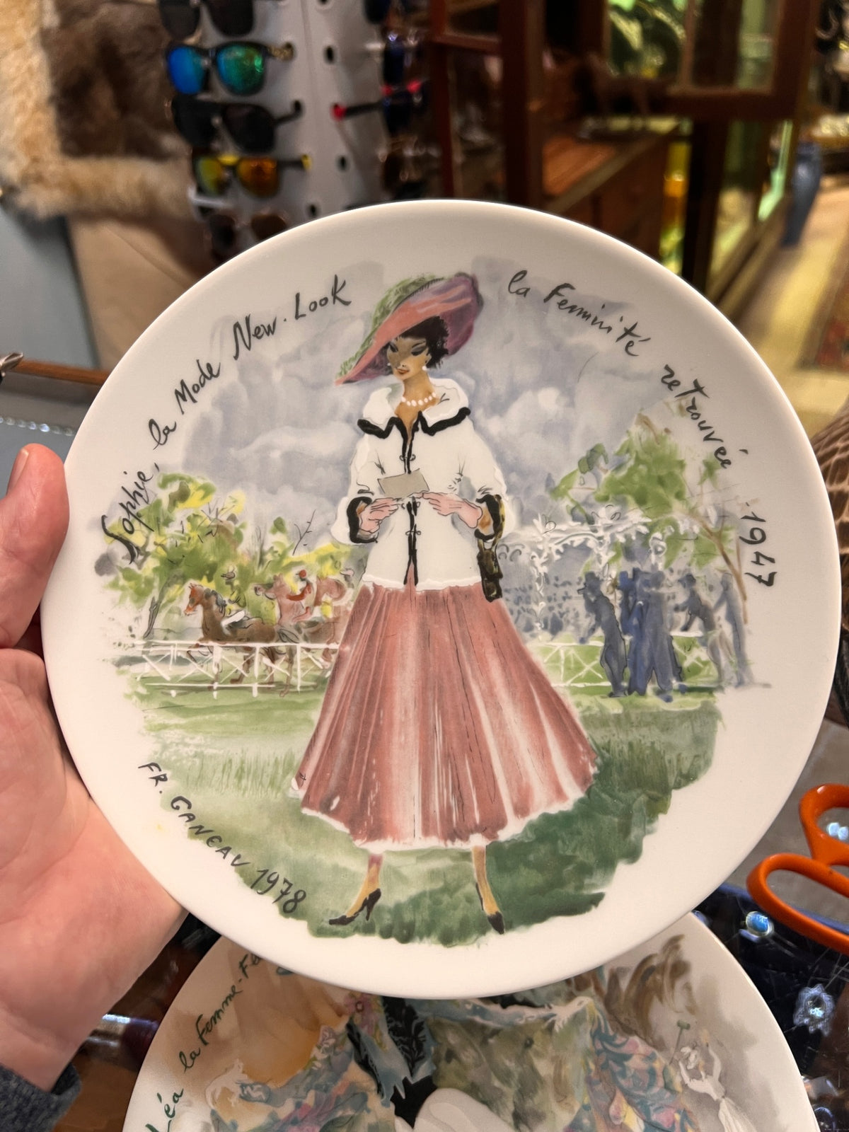 Vintage D'Arceau Limoges France “Les Femmes du Siècle” Porcelain Collector Plates – François Ganeau – Parisian Fashion Through the Ages – Set of 5