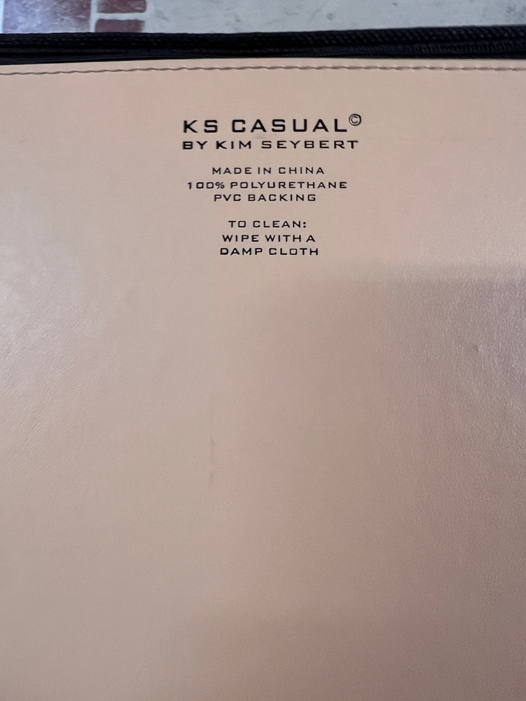 Kim Seybert KS Casual Set of 4 Turquoise Blue Crocodile-Embossed Placemats