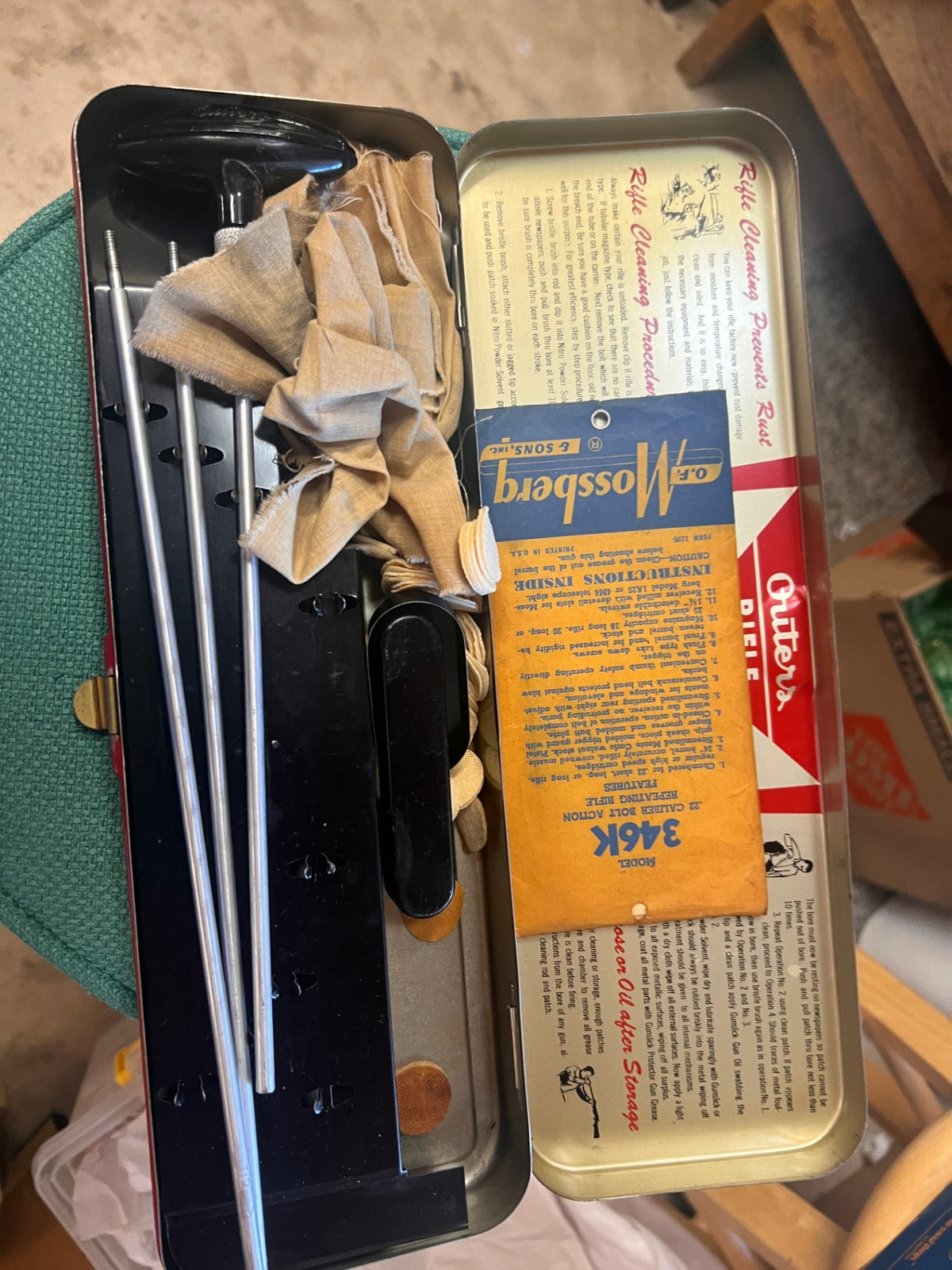 Vintage Outters Gunslick Rifle Kit. 30 Cal. Cleaning Kit. B4