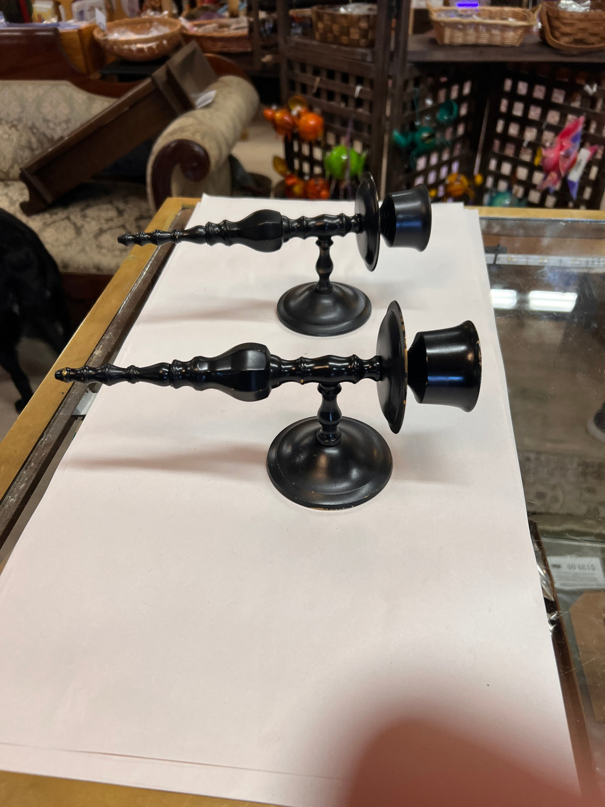 Set of 2 = iron Sconce Candle Holder