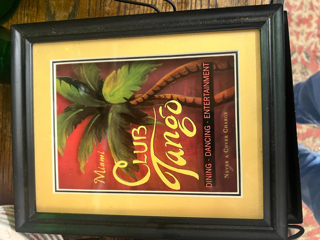 Framed Salsa and Jazz Wall Art Pictures: Restaurant and Club Tango