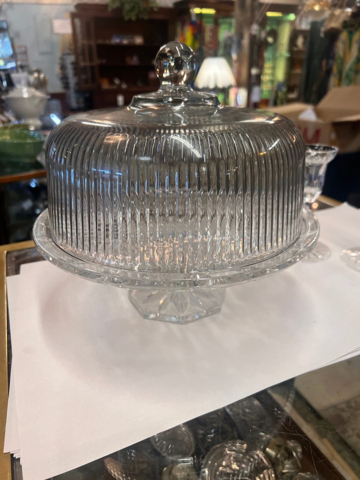 Vintage Dome Cake Plate