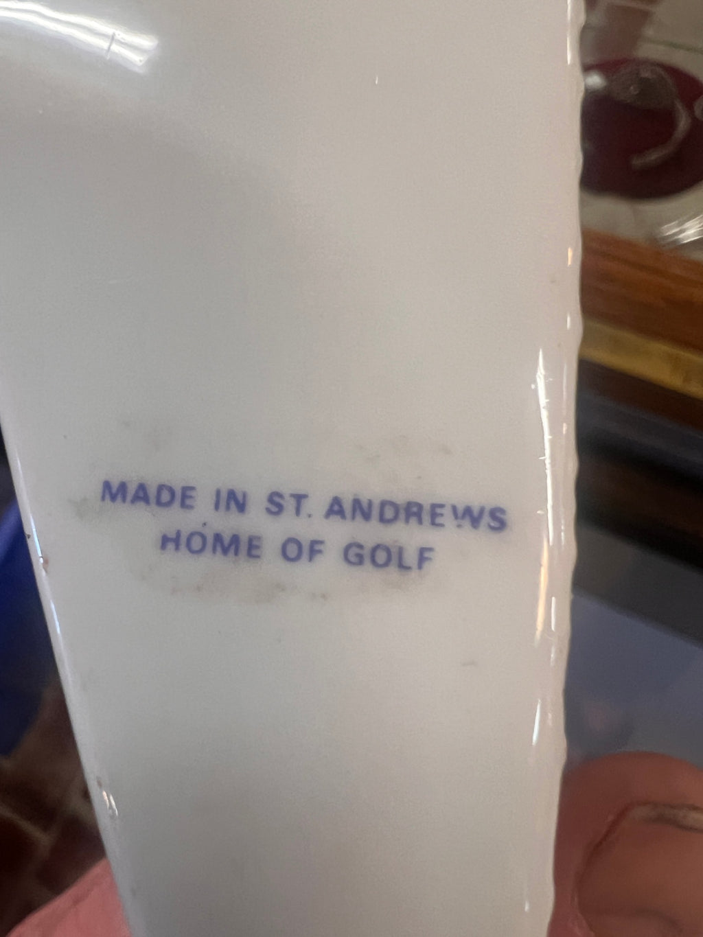 Vintage St. Andrews Scotland Fine Bone China Golf Club – 1869 Blackheath Match Commemorative Display Club