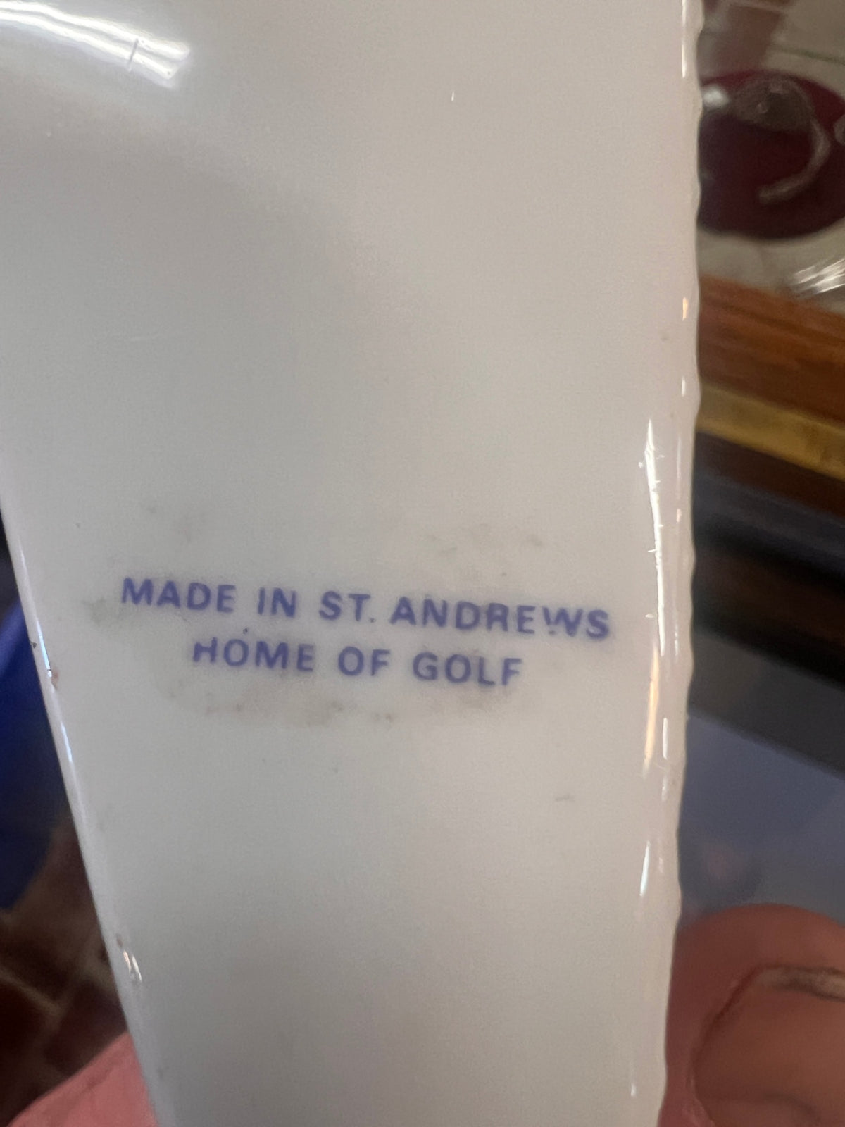 Vintage St. Andrews Scotland Fine Bone China Golf Club – 1869 Blackheath Match Commemorative Display Club