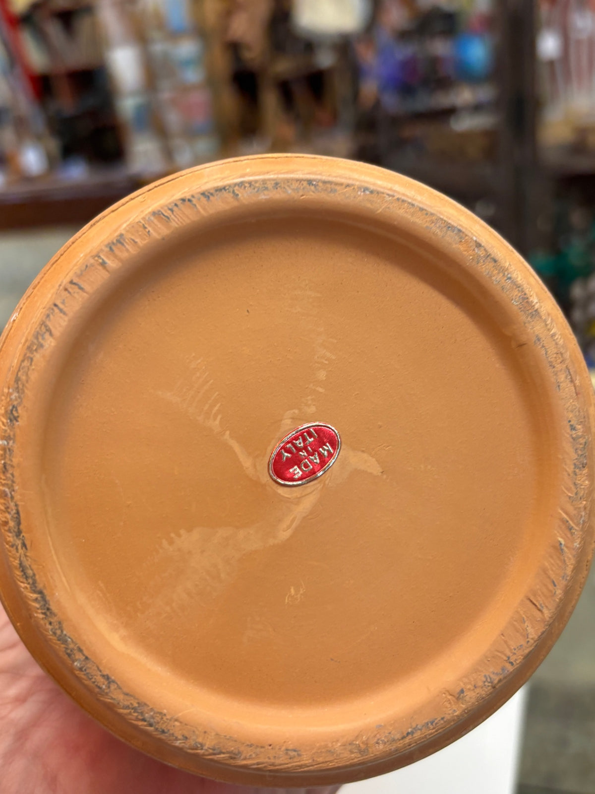 Vintage terracotta wine cooler