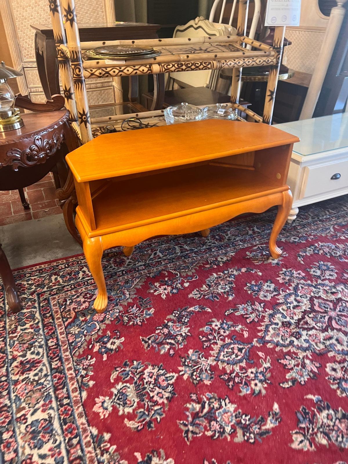 Solid Wood Corner Table