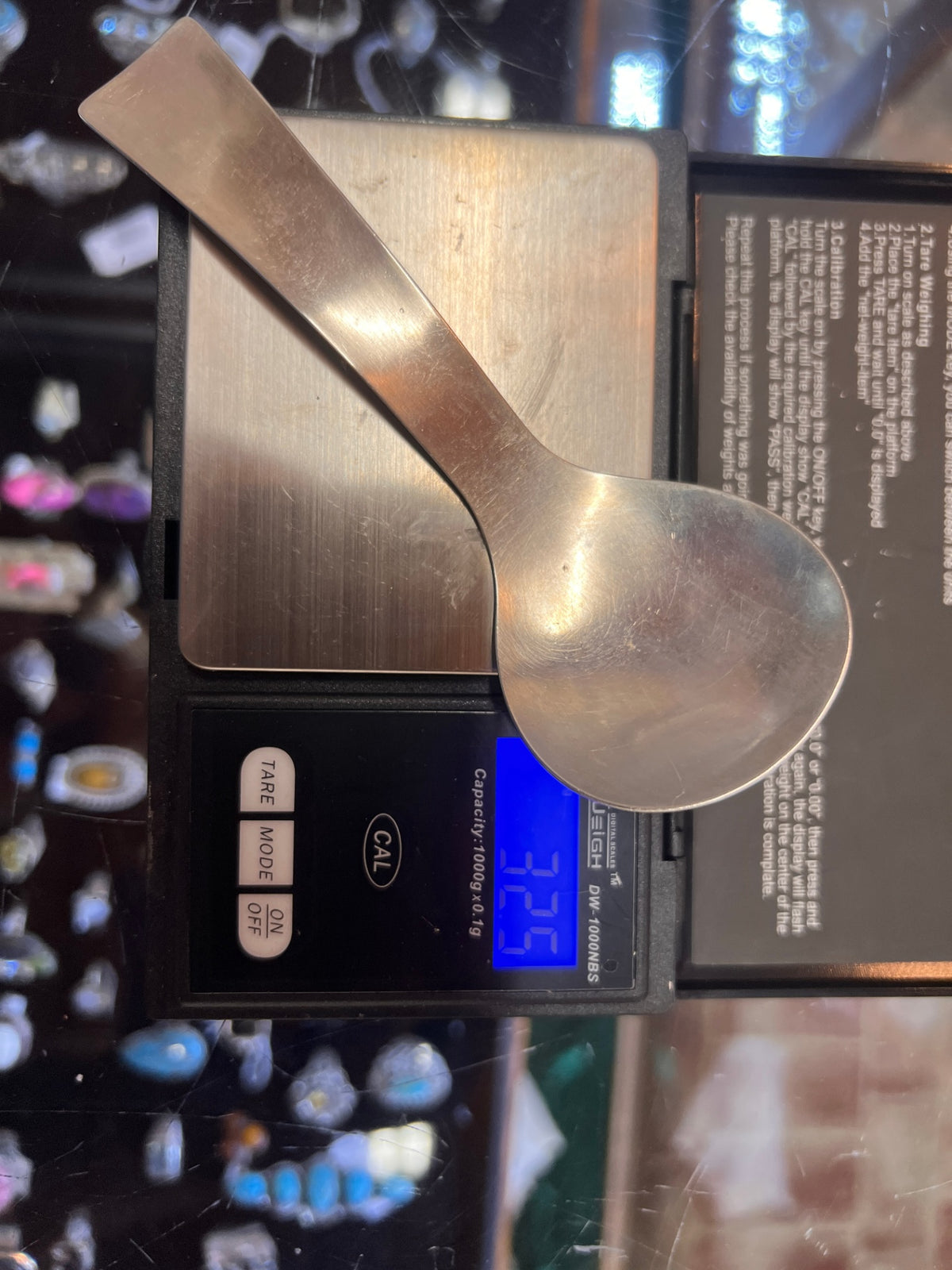 Vintage Sterling Silver Serving Spoon – Wide Bowl – 32.5 Grams