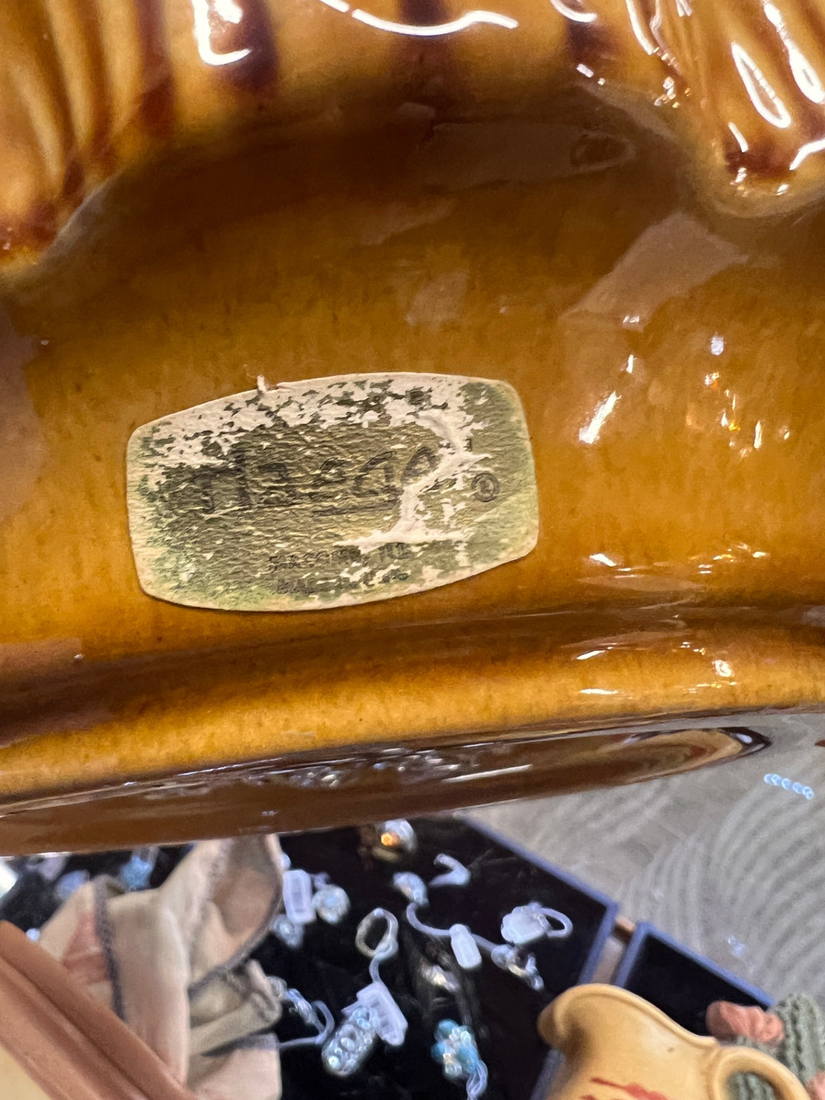 Vintage Haeger Pottery #157 Amber Brown Glazed Ceramic Planter – USA