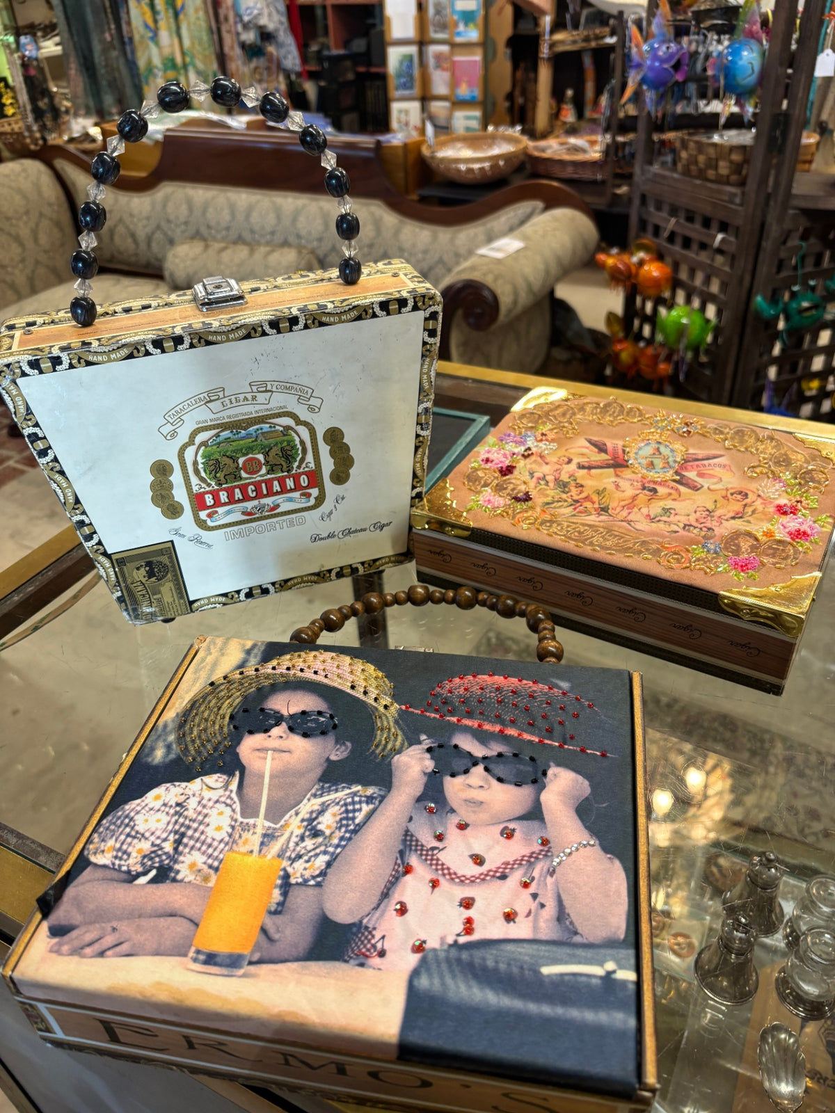 Assorted Cigar Box Purses