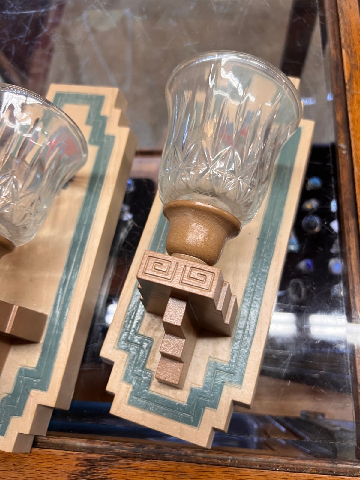 Home Interiors Southwestern Geometric Wall Sconces