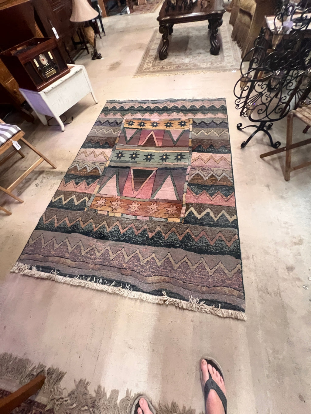Oriental Weavers Gabbeh Collection Geometric Tribal Area Rug – 5'3" × 7'9"