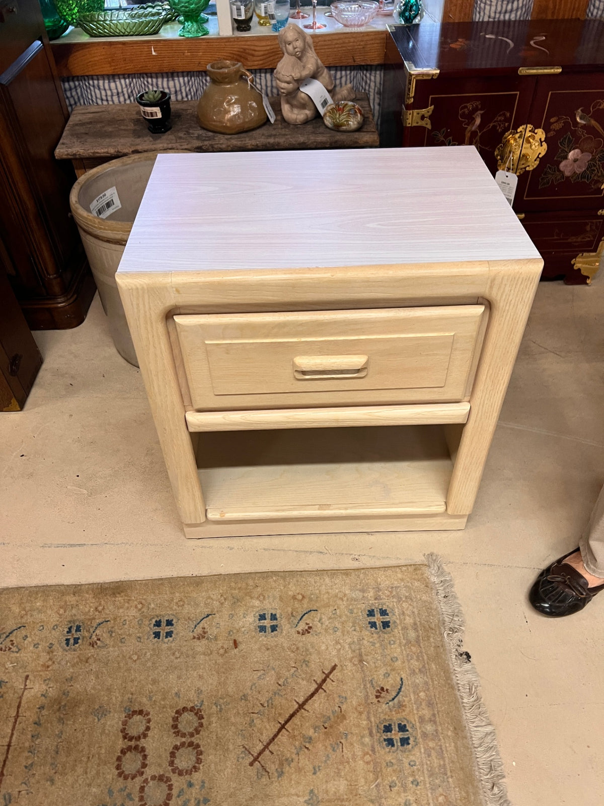 Boho Style Nightstand Side Table