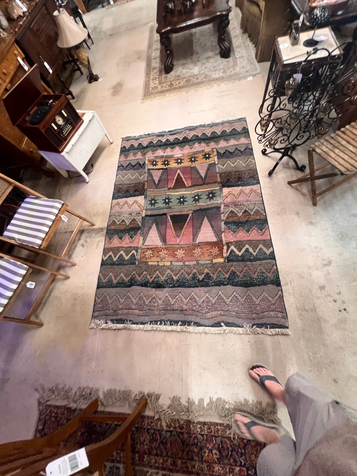 Oriental Weavers Gabbeh Collection Geometric Tribal Area Rug – 5'3" × 7'9"