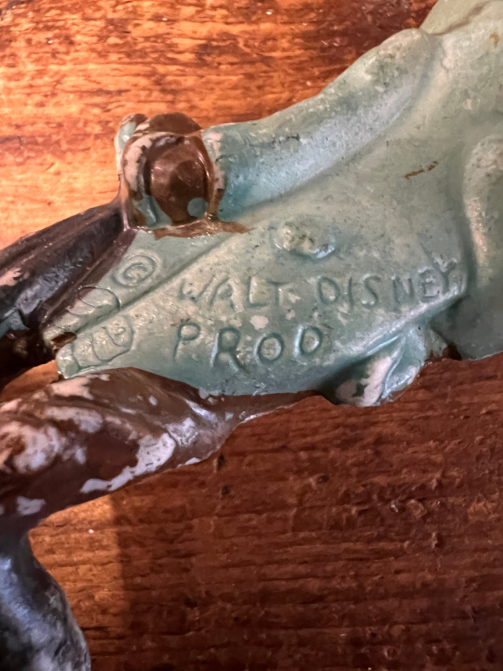 Vintage Walt Disney Productions Character Figurine – Hand-Painted Top Hat Gentleman – Disneyana Collectible