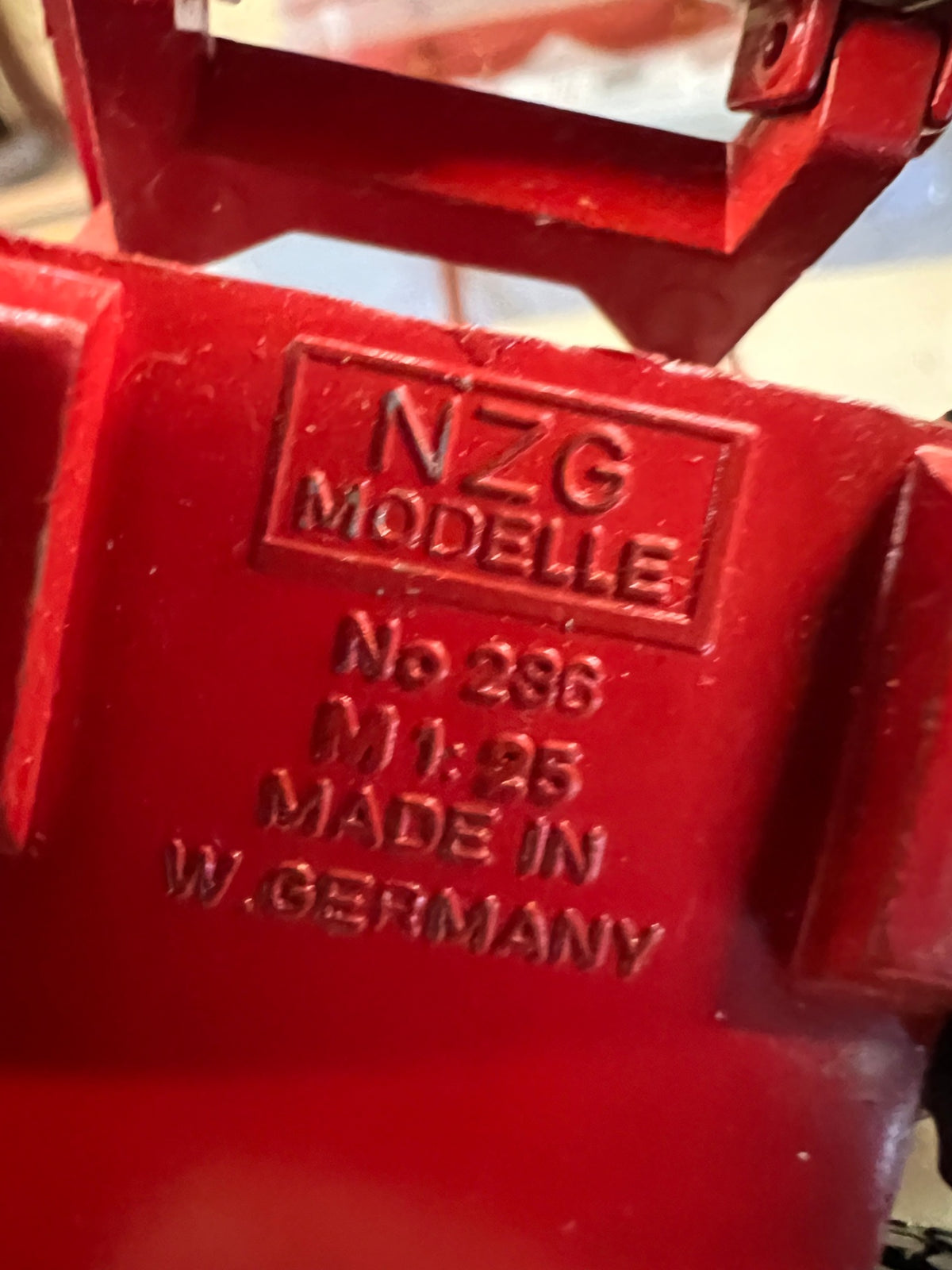 Vintage NZG Gehl 4610 Skid Steer Loader Diecast Model – 1:25 Scale – West Germany