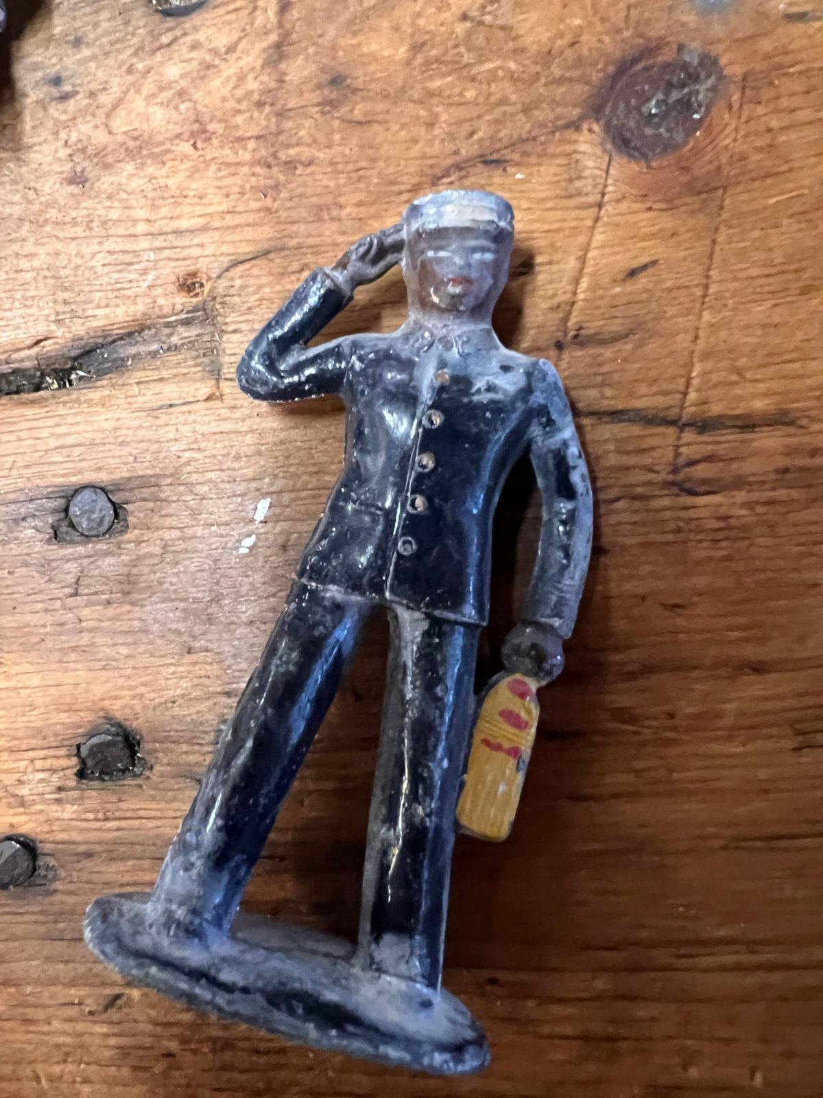 Vintage Barclay Lead African American Train Porter