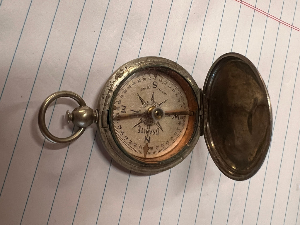 WWI US Army Engineer Dept Pocket Compass - Taylor USANITE 1918