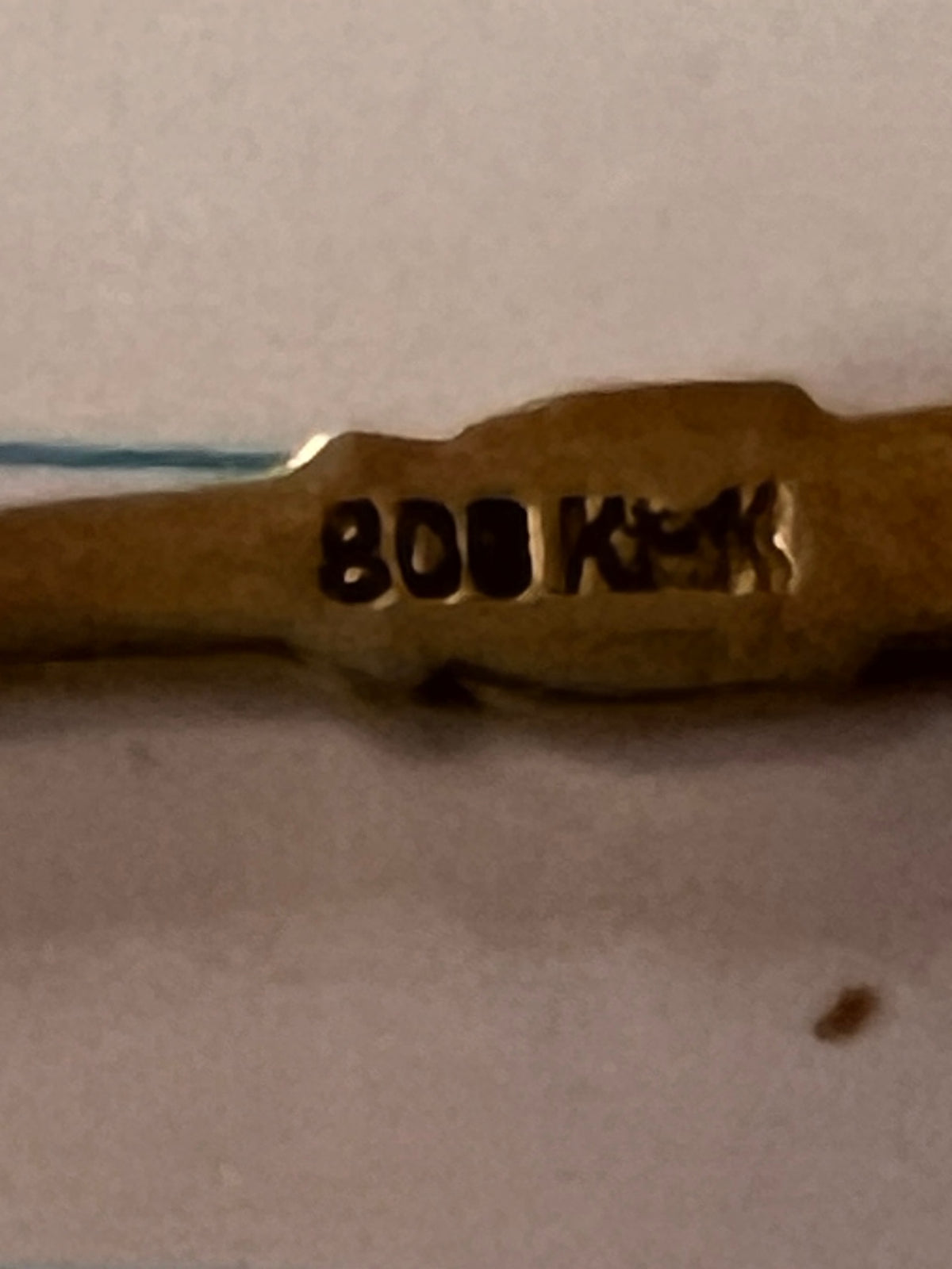 Antique 800 Silver Bruges Belgium Souvenir Spoon – Enamel Coat of Arms – Gold Wash