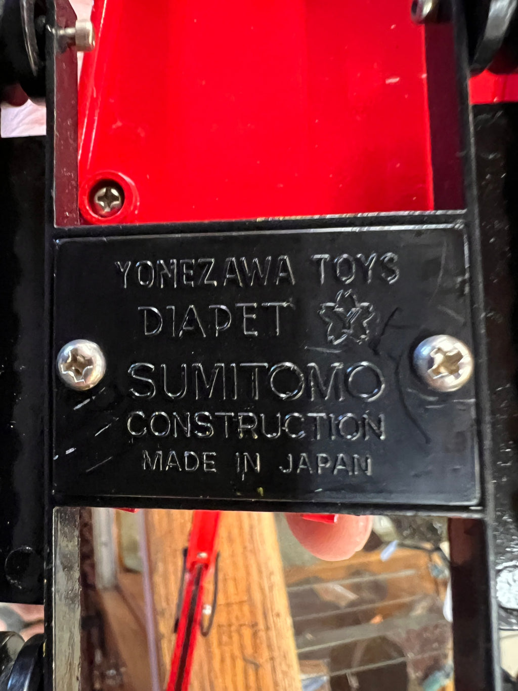 Vintage Yonezawa Diapet FMC Link-Belt LS-3400 Diecast Excavator – Japan – Missing Tracks