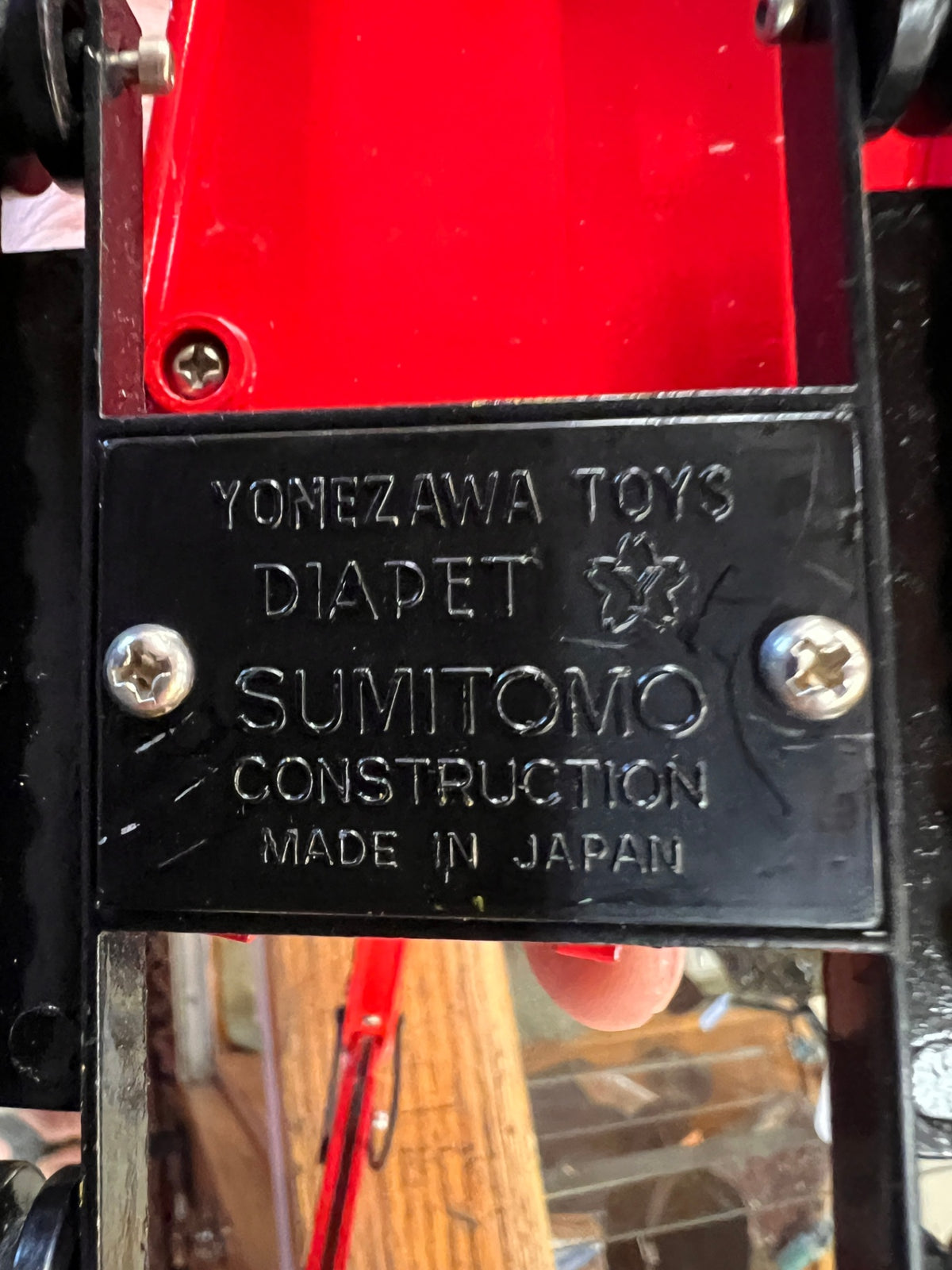 Vintage Yonezawa Diapet FMC Link-Belt LS-3400 Diecast Excavator – Japan – Missing Tracks