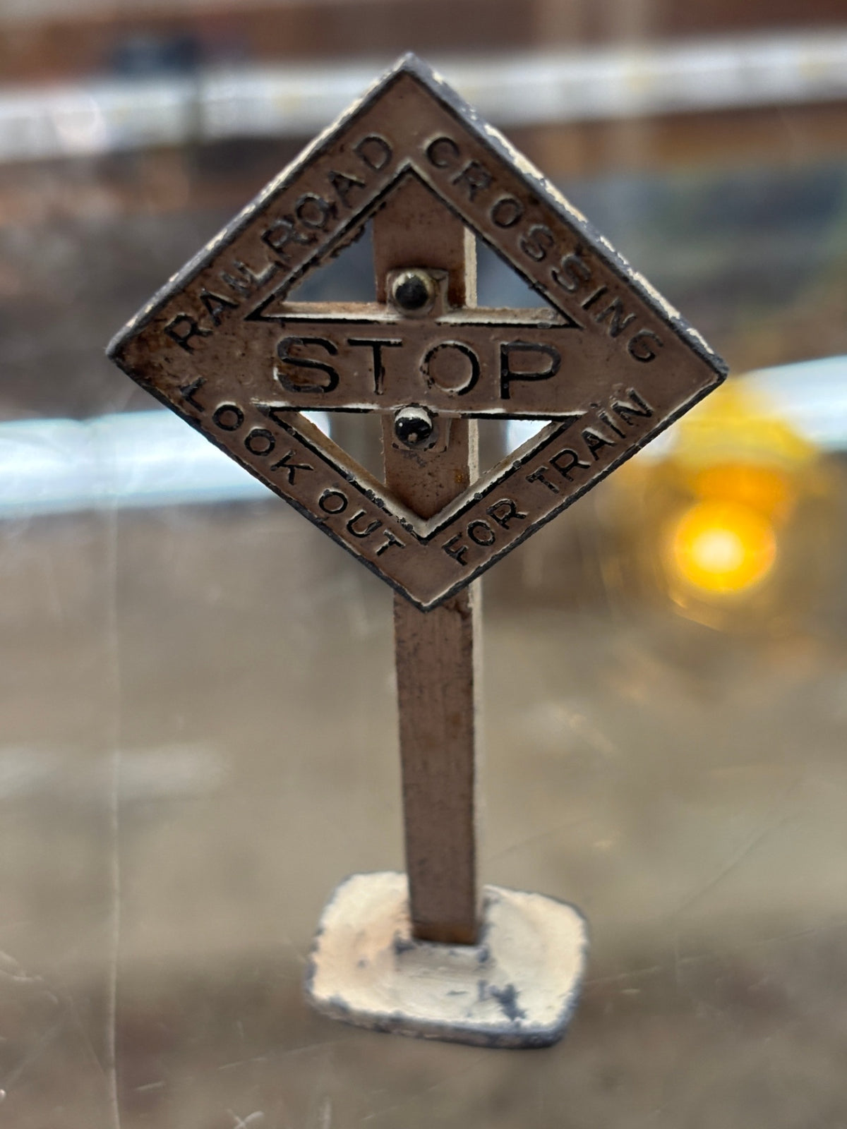 3 Model Railroad Train Accessory Signs Railroad Crossing Tunne