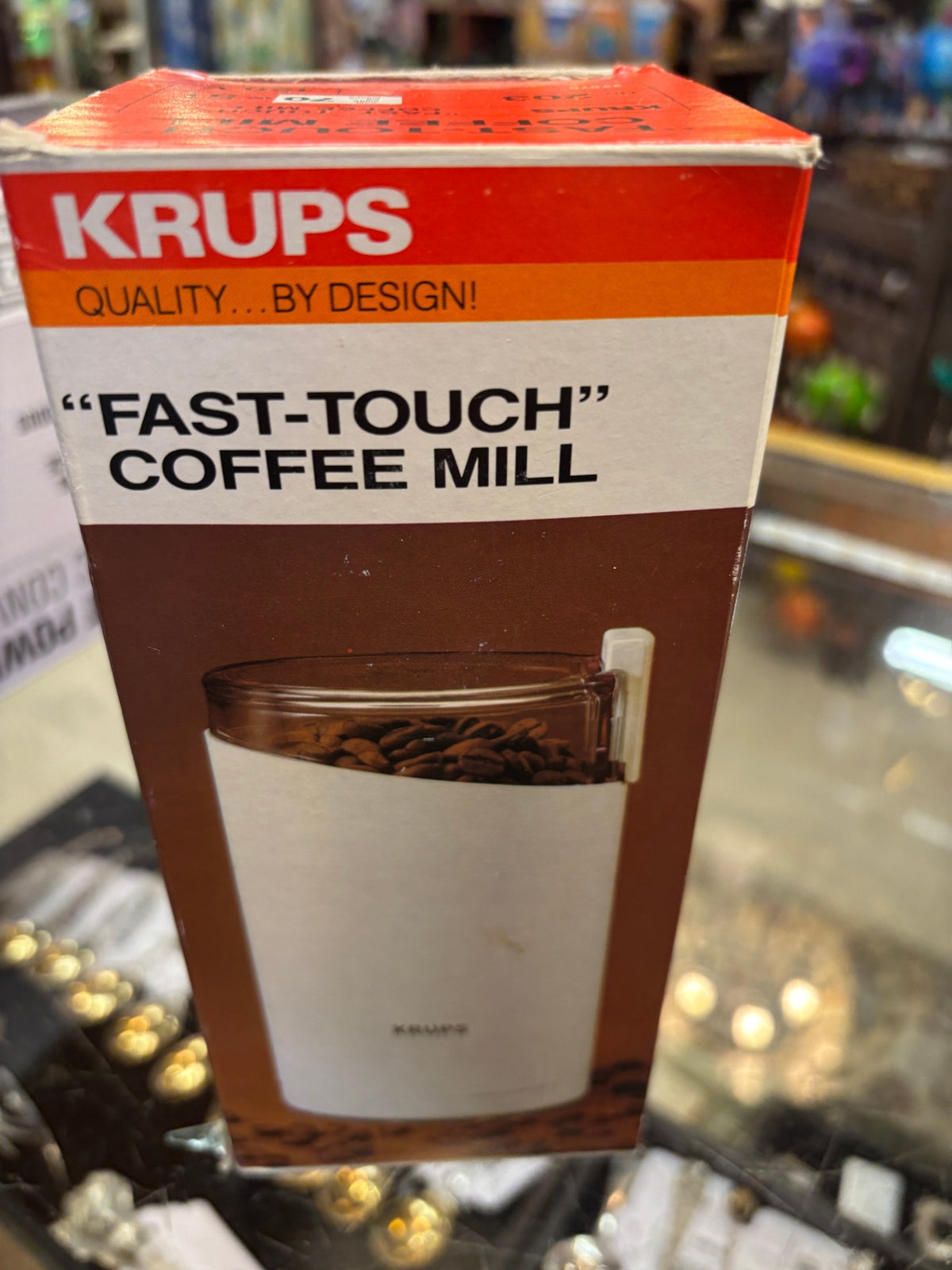 KRUPS Type 203 Coffee Bean & Nut & Grain Mill Grinder Fast One Touch
