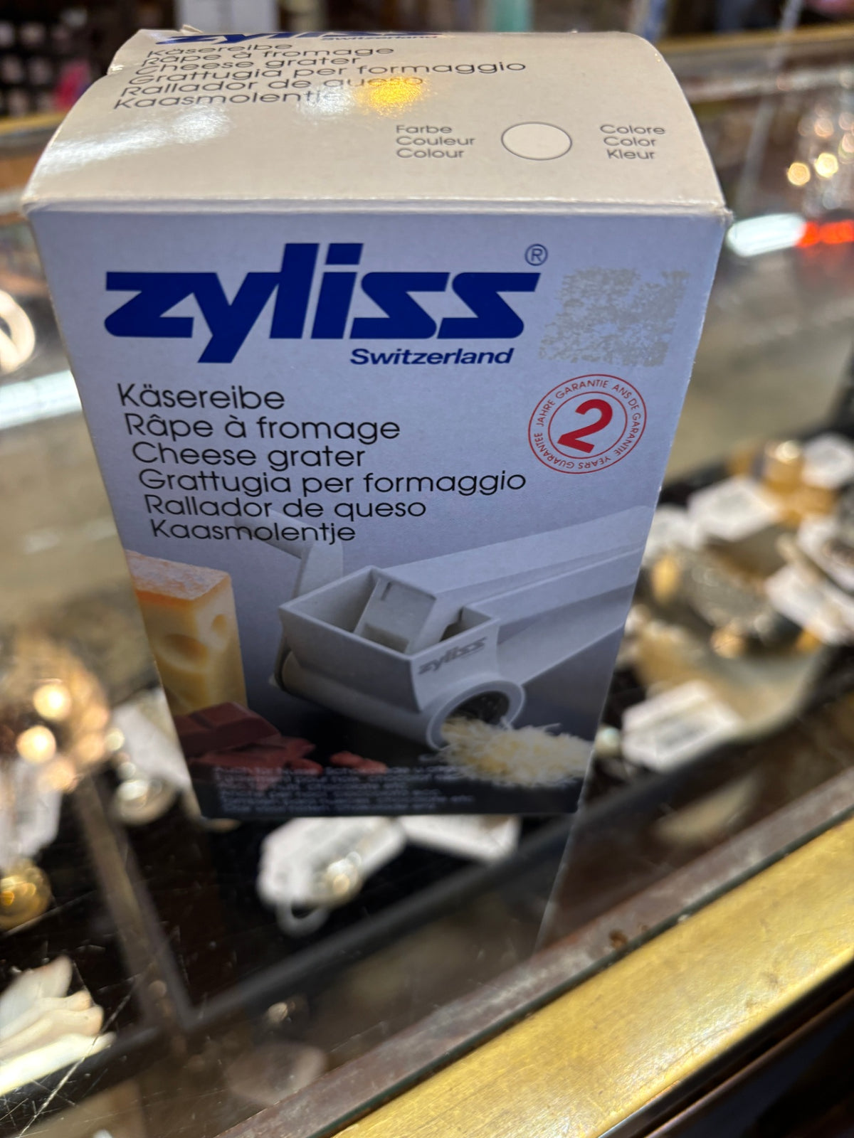 Zyliss Classic Rotary Cheese Grater Restaurant Certified Handheld Grater