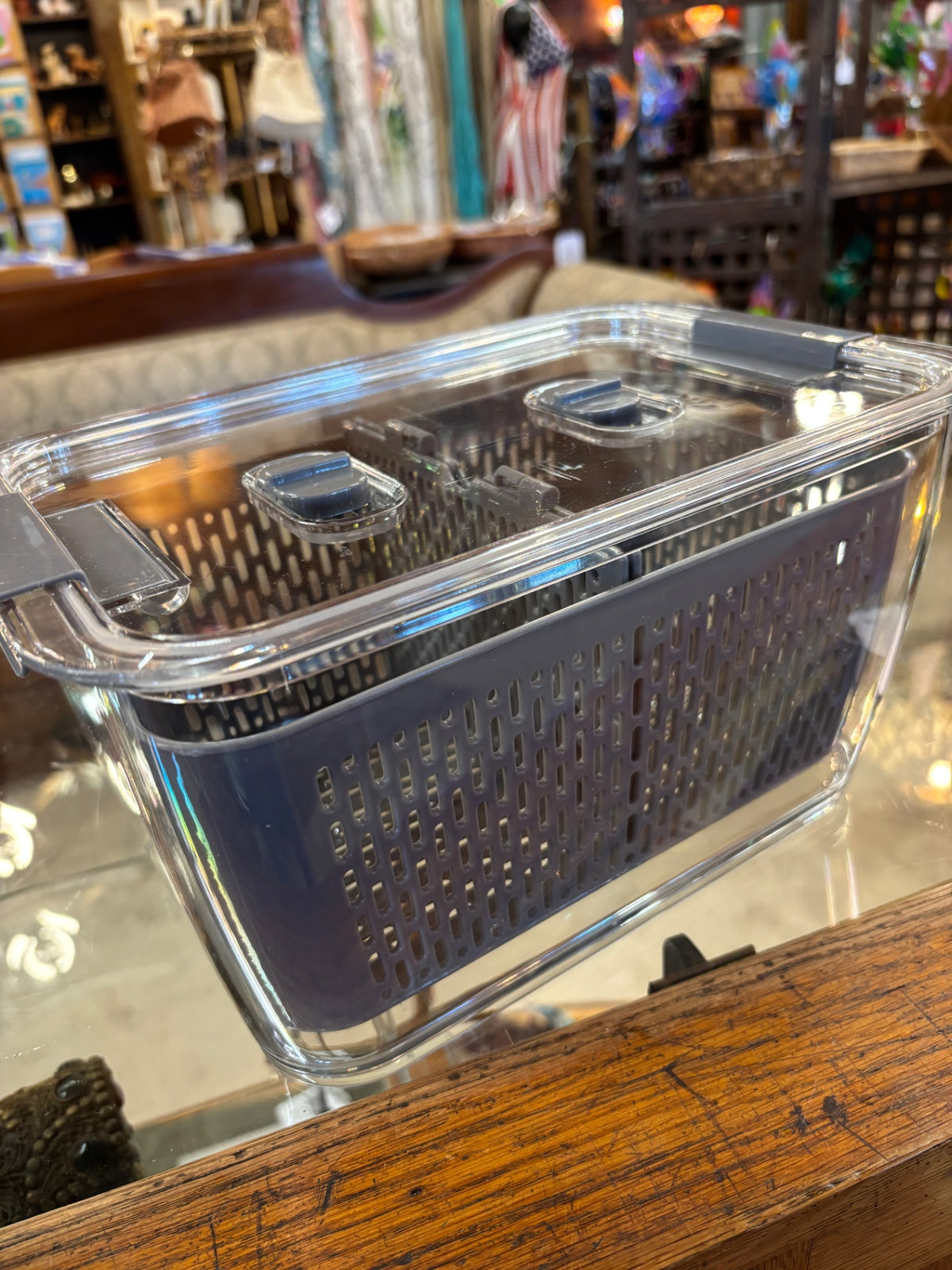 3-in-1 produce keeper and drainage container